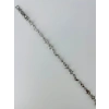 Rodyum Zirkon Taşlı Pirinç Bileklikler 17+2 Cm  - Kbl0371