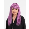 Rose Pembe Renk Düz Kesim Uzun Parti Peruğu Takma Saç (5324)