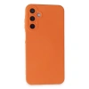 Samsung Galaxy A05s Kılıf Nano İçi Kadife Silikon - Turuncu