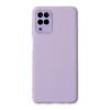 Samsung Galaxy A22 Kılıf Lansman Glass Kapak - Lila