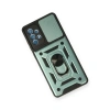 Samsung Galaxy A32 Kılıf Pars Lens Yüzüklü Silikon - Yeşil