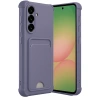 Samsung Galaxy A36 Kılıf Kelvin Kartvizitli Silikon - Lila