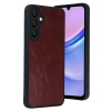 Samsung Galaxy A37 5g Aras Deri Kapak - Bordo