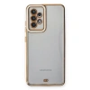 Samsung Galaxy A53 5g Kılıf Liva Lens Silikon - Beyaz