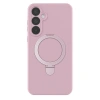 Samsung Galaxy A55 5g Regal Magsafe Standlı Kapak - Açık Pembe
