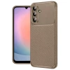 Samsung Galaxy A56 Kılıf Auto Focus Karbon Kapak - Kahverengi