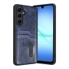 Samsung Galaxy A57 5g Sara Kartvizitli Deri Kılıf - Lacivert