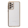 Samsung Galaxy A73 5g Kılıf Razer Lensli Silikon - Gold
