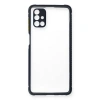 Samsung Galaxy M51 Kılıf Miami Şeffaf Silikon - Lacivert