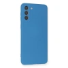 Samsung Galaxy S21 Plus Kılıf Nano İçi Kadife Silikon - Mavi