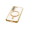 Samsung Galaxy S22 Kılıf Kross Magneticsafe Kapak - Gold