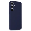 Samsung Galaxy S24 Fe Kılıf Nano İçi Kadife Silikon - Lacivert