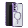 Samsung Galaxy S25 Edge Joke Simli Magneticsafe Kılıf - Derin Mor