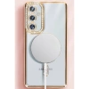 Samsung Galaxy S25 Kılıf Joke Simli Magneticsafe Kılıf - Pembe