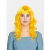 Sarı Renk Uzun Dalgalı Parti Peruğu