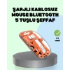 Şarjlı Ergonomik Fare – 1600 DPI, Sessiz Tıklama Özellikli