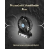 Şarjlı Usb Fan – Masaüstü Mini Vantilatör, Taşınabilir, Işıklı, 3 Kademeli, Sessiz