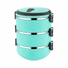 Sefer Tası Yemek Termosu Saklama Kabı Termosu 3lü - Turkuaz (5324)