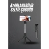 Selfie Çubuğu Tripod Bluetooth Kumandalı Selfie Çubuğu Telefon Tutucu