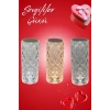 Sevgililer Günü İçin Hediye Kristal Lamba Sevgiliye Hediye USB Şarjlı Gece Lambası