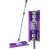 Sihirli Spin Mop Teleskopik Çok Amaçlı Mop +1 Bez Hediyeli - Mor (5324)
