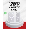 Şık Tasarımlı MagSafe Araç Telefon Tutucu Type-C Girişli
