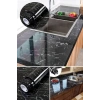 Siyah Mermer Desenli Yapışkanlı Kaplama Kağıdı 5 Metre