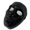 Siyah Renk Hip Hop Anonim Jabbawockeez Dans Maskesi 18x19 cm (5324)