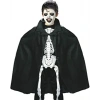 Siyah Renk Yakalı Halloween Pelerini 90 Cm