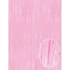 Soft Pembe Püsküllü Kapı Perdesi - Parti, Baby Shower, Cinsiyet Partisi 1x2 M