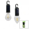 SOLAR - USB ŞARJ SEYYAR AMPUL MODEL=RUSTİK KAMP LAMBASI MANDALLI KANCA ASKILIK 3-KADEME IŞIK PT-331 (5324)