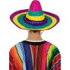 Sombrero Meksika Şapkası Mevcutli Örme Hasır Yetişkin Boy