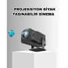 Taşınabilir Akıllı Projeksiyon Hdmı Usb Uyumlu Oyun Destekli Kompakt