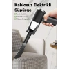 Taşınabilir Kablosuz Elektrikli El Süpürgesi- Ev, Ofis, Araba ,Klavye Temizliği İçin İdeal