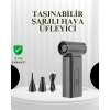 Taşınabilir Şarjlı Güçlü Hava Üfleme Aleti Çok Yönlü Kullanım