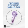 Taşınabilir Şarjlı Su Sisi Püskürtmeli Mini El Fanı – 4 Hız Ayarı, Tip-C Şarjlı, Sessiz Motor