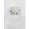 Tatlı Balık Ve Kılçık Detaylı Altılı Küpe - Kp00561