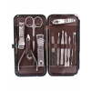 Tırnak Makası Tırnak Bakım Seti Deri Çantalı 12 Parça Set (5324)