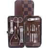 Tırnak Makası Tırnak Bakım Seti Deri Çantalı 12 Parça Set (5324)