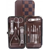 Tırnak Makası Tırnak Bakım Seti Deri Çantalı 12 Parça Set (5324)