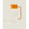 Turuncu Detaylı Cam Sürahi 1600 ml