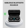 TWS Bluetooth Kulaklık 1800mAh Şarj Kutulu Dijital Ekranlı