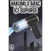 Üflemeli Güçlü Vakumlu Ev Ofis Araç Süpürgesi El Süpürgesi Şarjlı