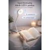 USB Girişli Sesli Komut Özellikli Akıllı LED Lamba Esnek Bükülebilir Masa ve Gece Lambası