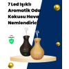 USB Şarjlı 7 Renk LED Işıklı Sessiz Çalışan Mini Hava Nemlendirici