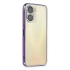 Vivo Y16 Kılıf Razer Lensli Silikon - Mor