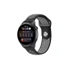 Watch 20mm Spor Delikli Kordon (SAAT DEĞİLDİR) - Siyah-gri