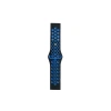 Watch 20mm Spor Delikli Kordon (SAAT DEĞİLDİR) - Siyah-mavi