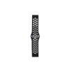Watch 22mm Spor Delikli Kordon (SAAT DEĞİLDİR) - Siyah-beyaz