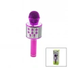 WİRELESS MİKROFON KARAOKE - HOPARLÖR USB ŞARJLI USB - TF - AUX RENKLİ KROM KAPLAMA PİL:800mAh - DC 5V BLS-25 (5324)